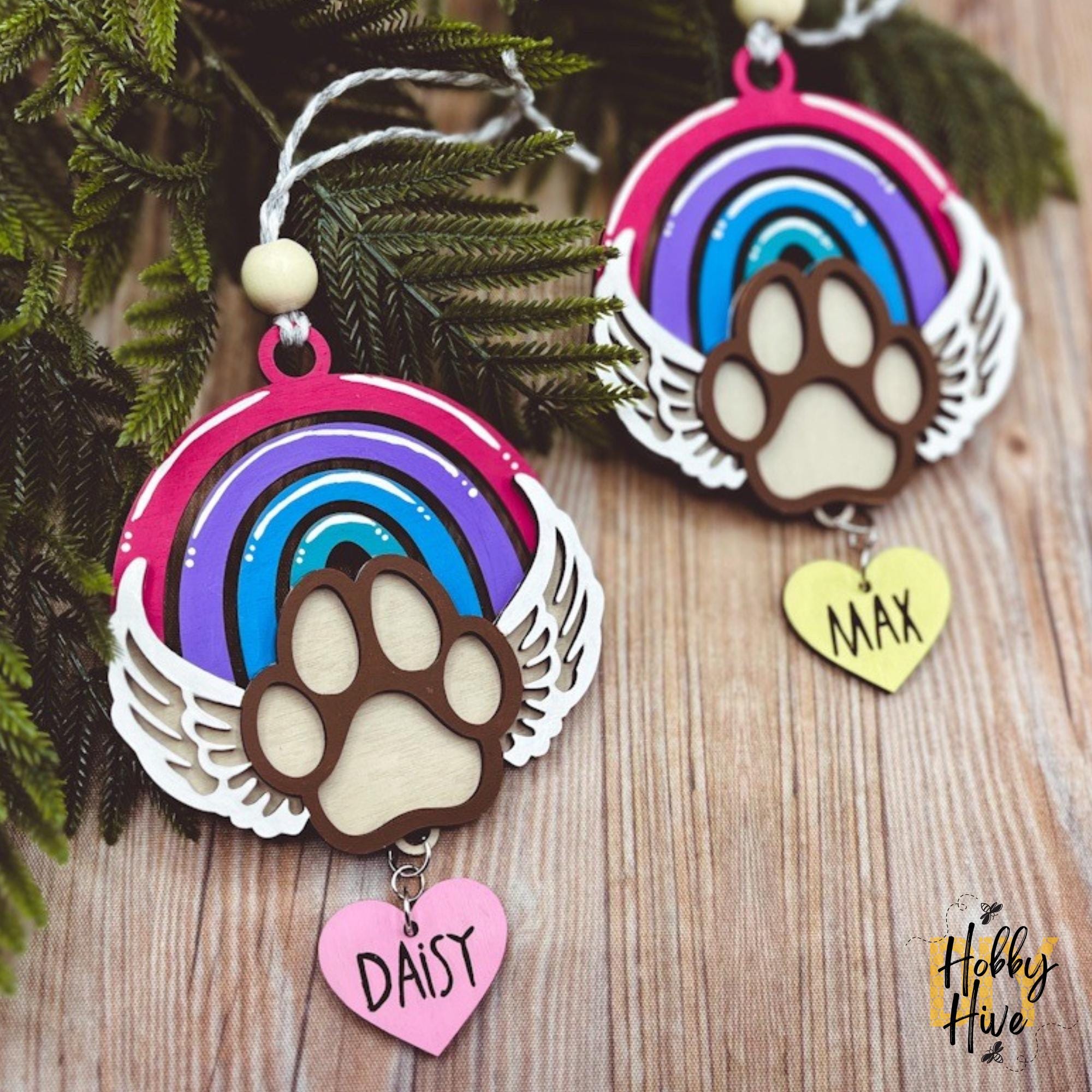Rainbow Bridge Pet Memorial Ornament