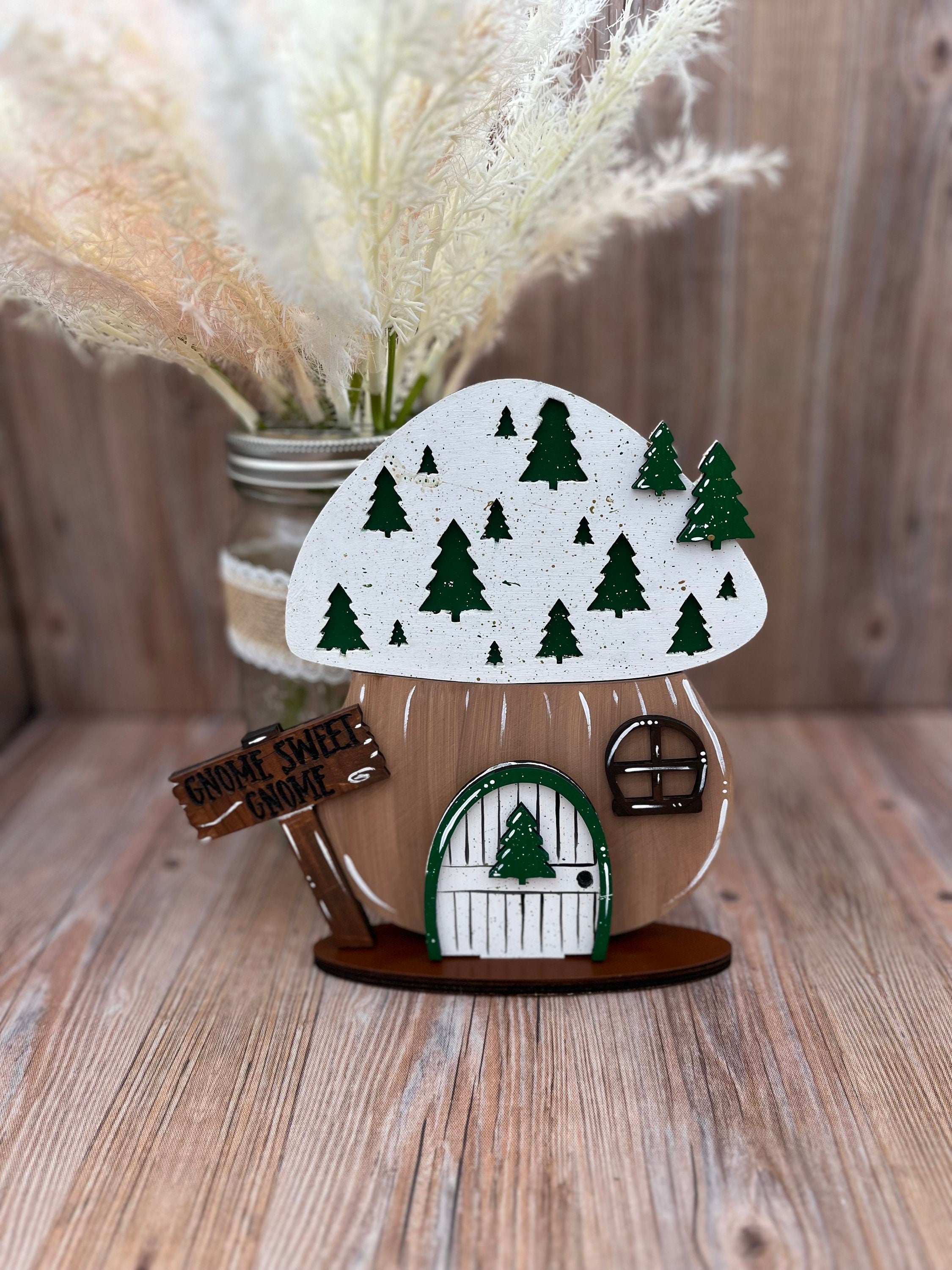 Mushroom House Interchangeable Shelf Sitter