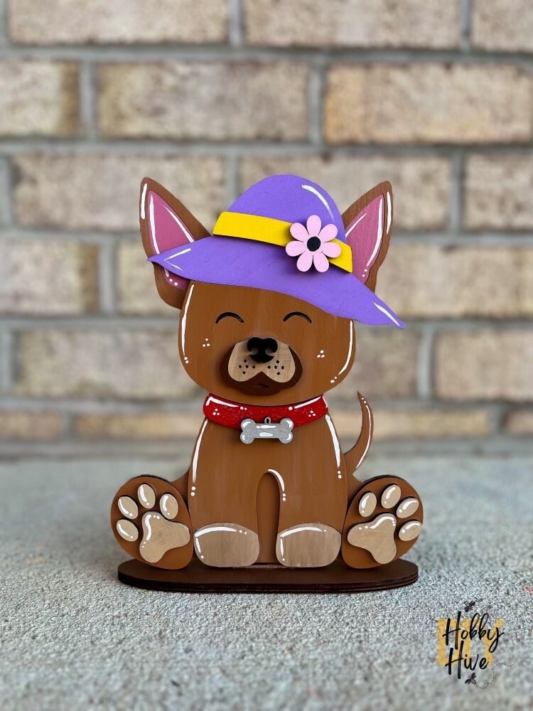 Chihuahua Desk Buddy with Seasonal and Holiday Hats