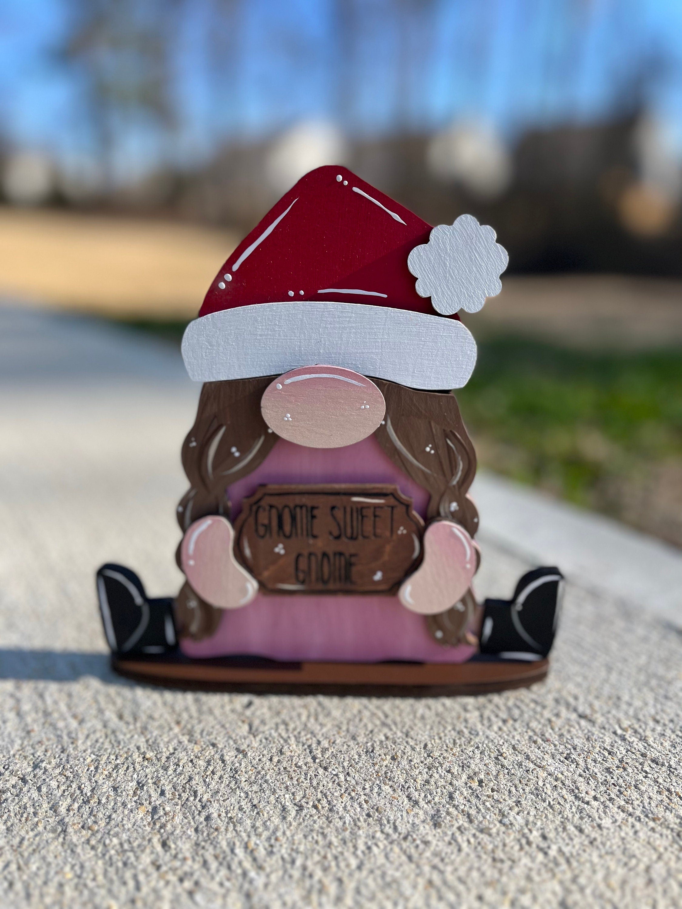 Cute Gnome Desk Buddy with Interchangeable Hats