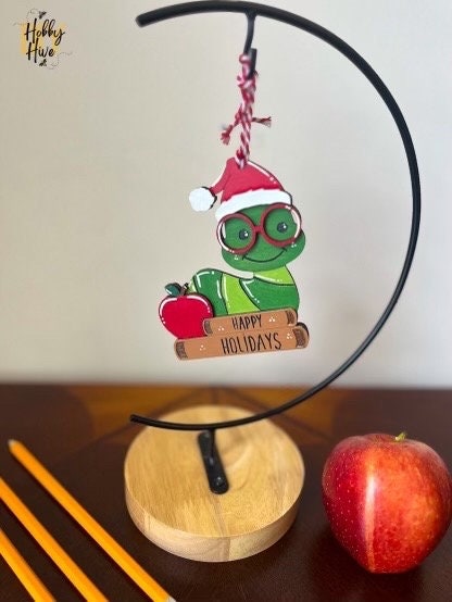 Bookworm Ornament