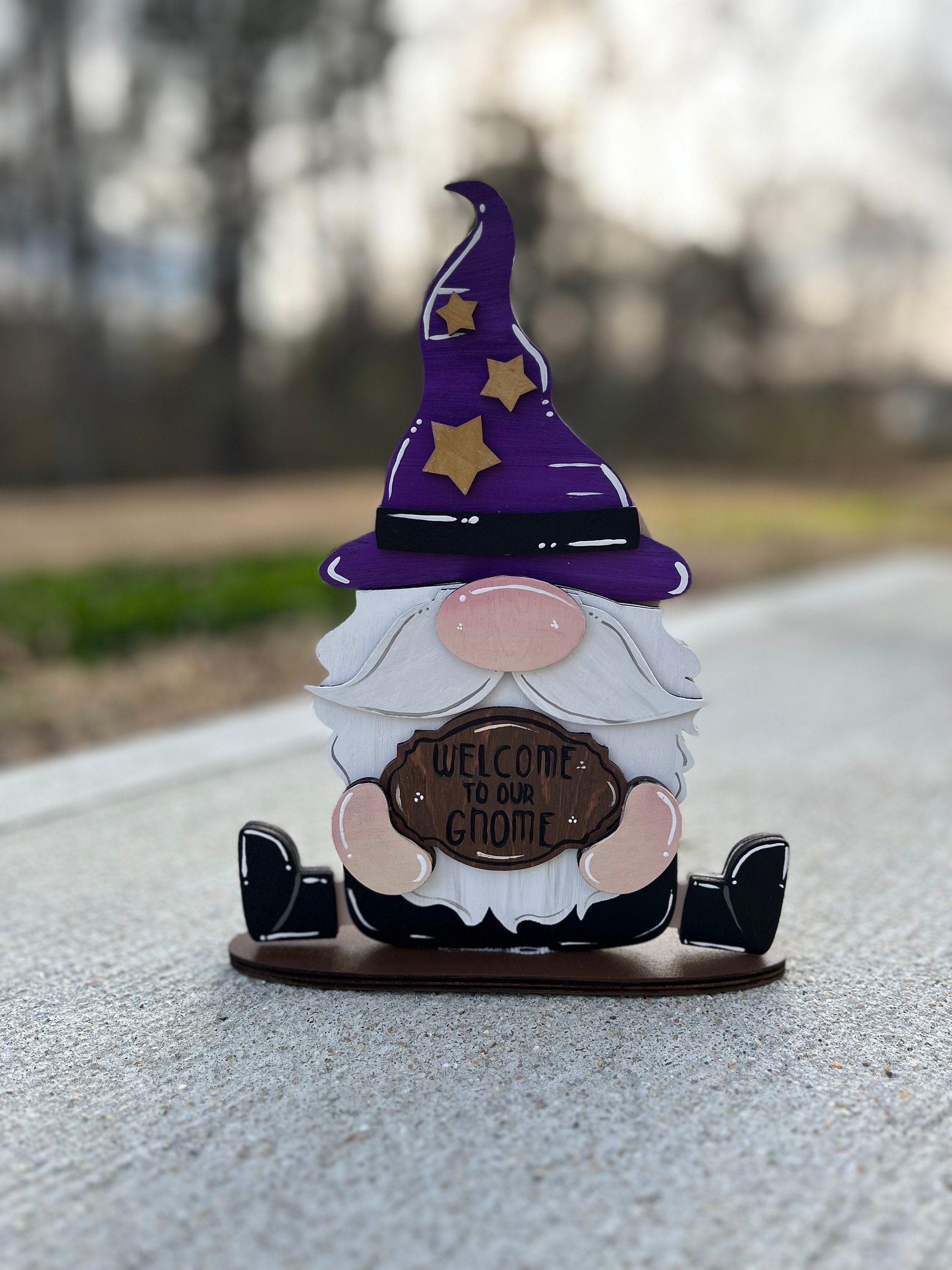 Gnome Desk Buddy with Interchangeable Hats