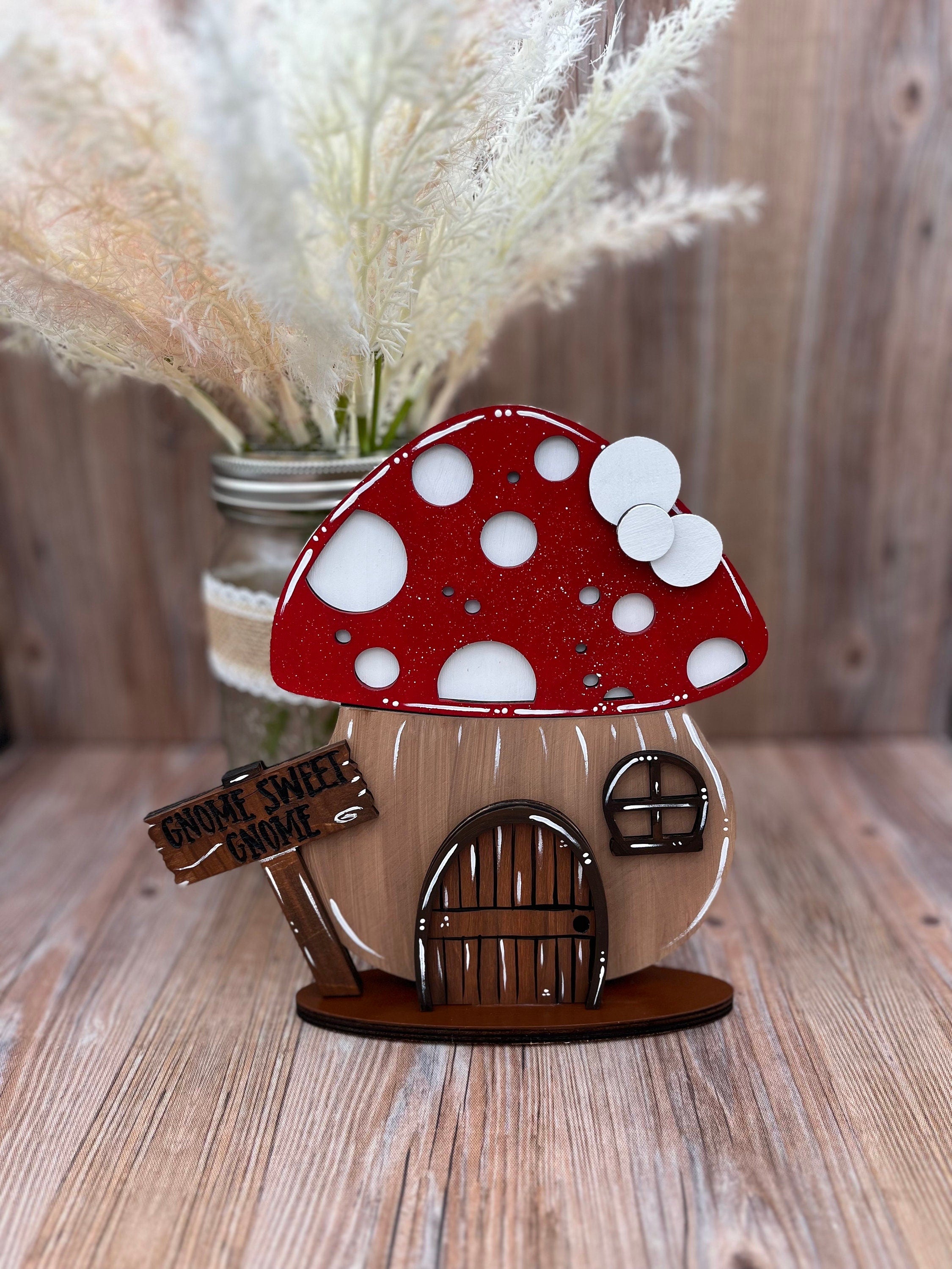 Mushroom House Interchangeable Shelf Sitter