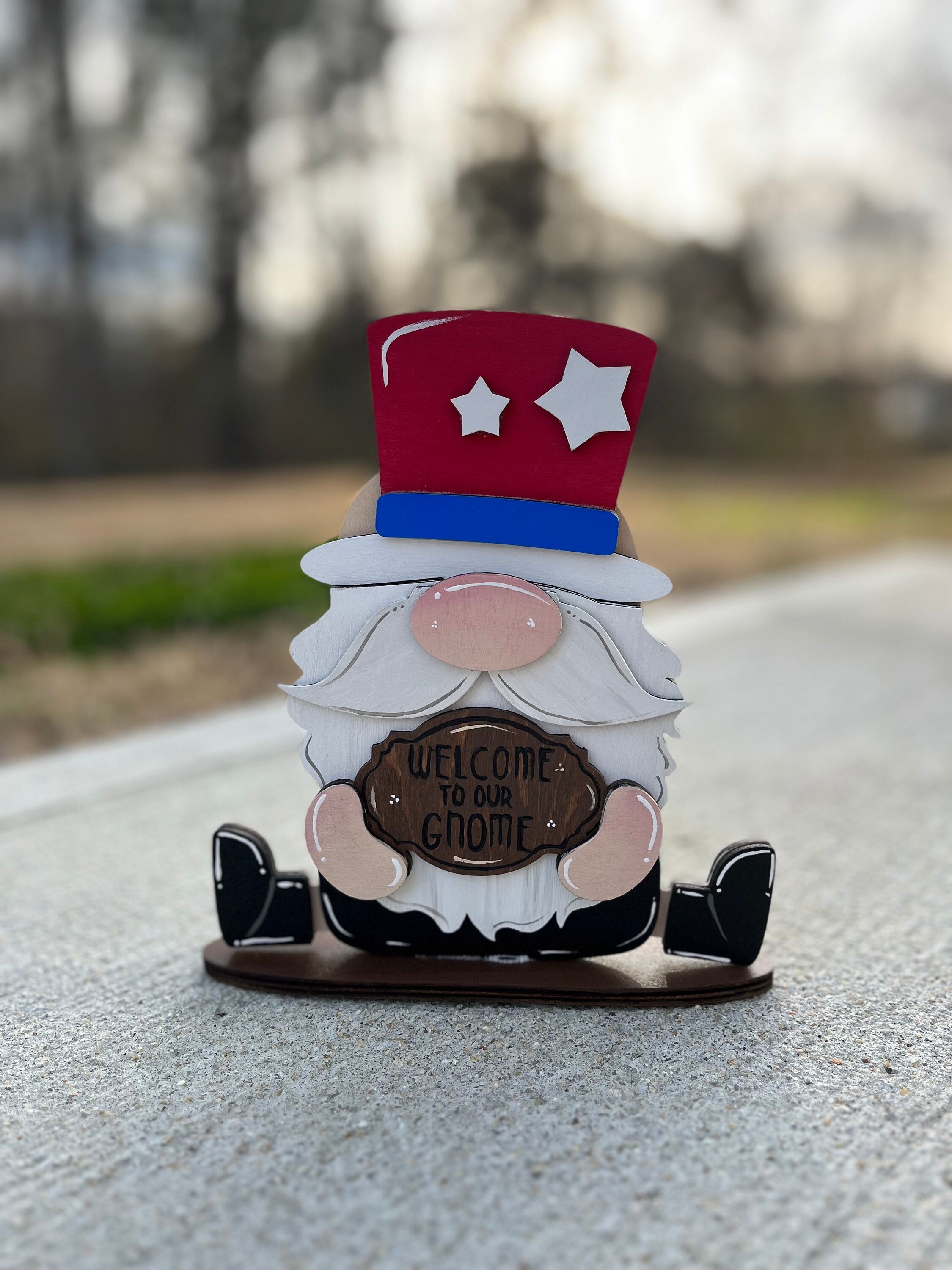 Gnome Desk Buddy with Interchangeable Hats