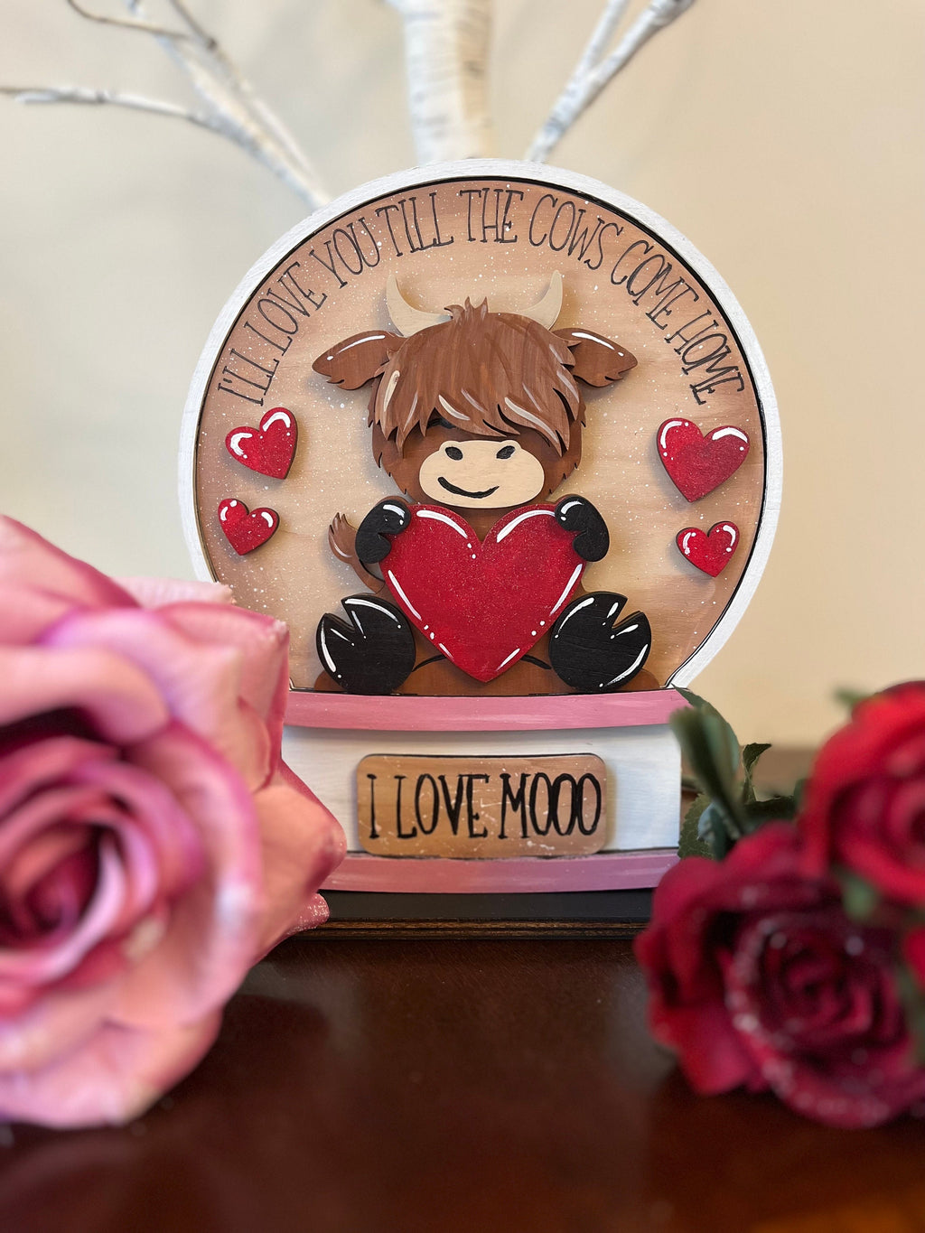 Highland Cow Interchangeable Snow Globe