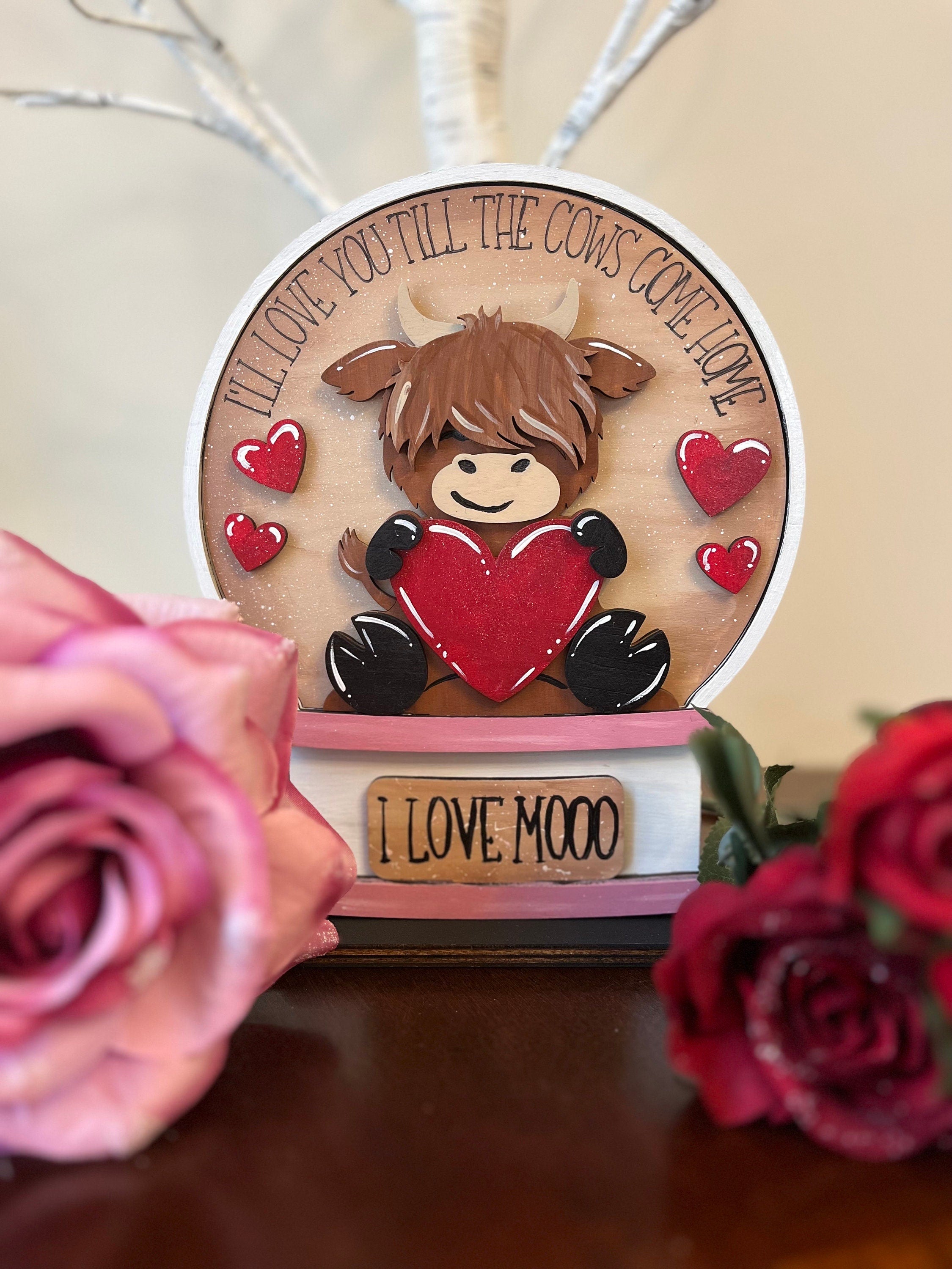Highland Cow Interchangeable Snow Globe