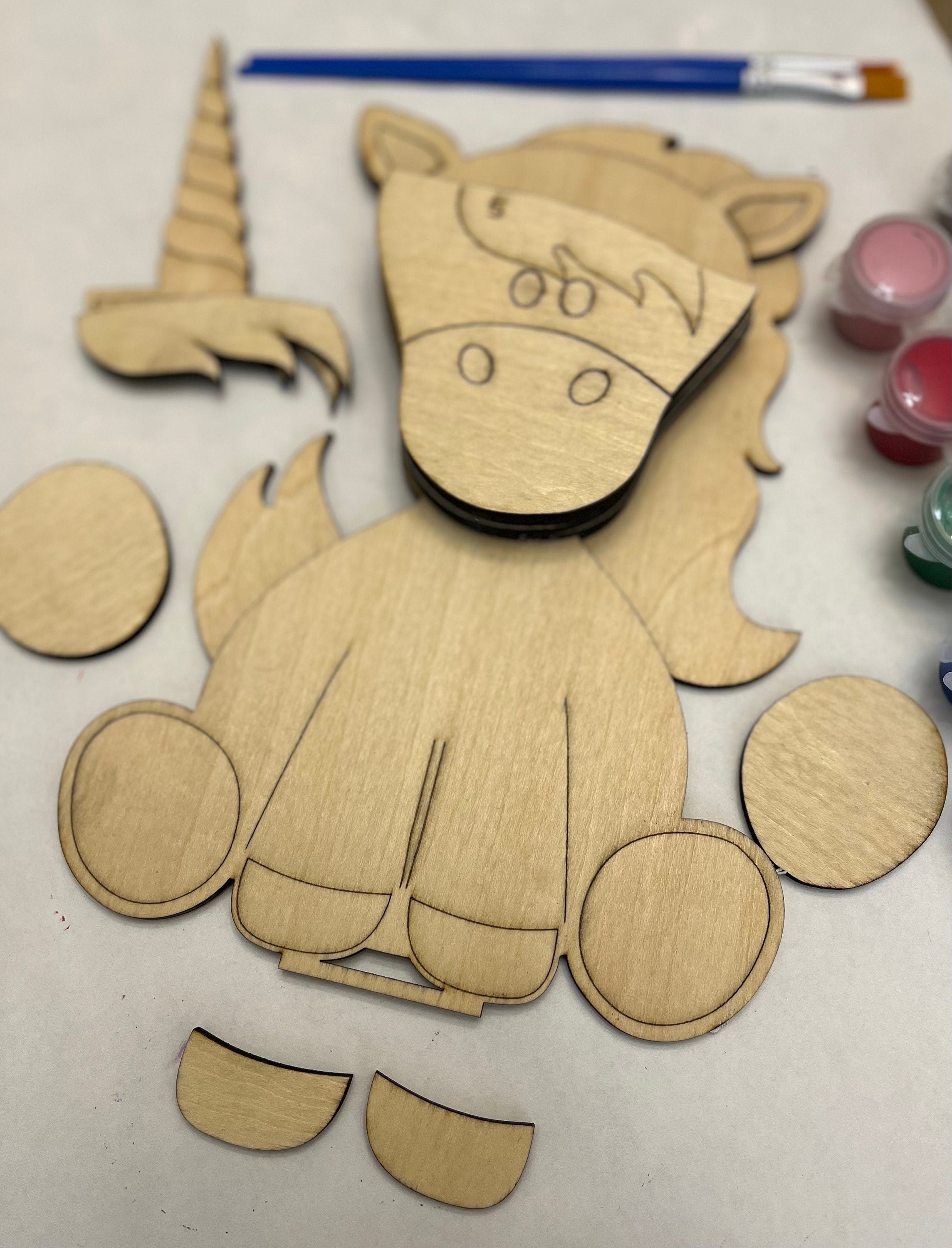 Paint Your Own Unicorn Interchangeable Sign